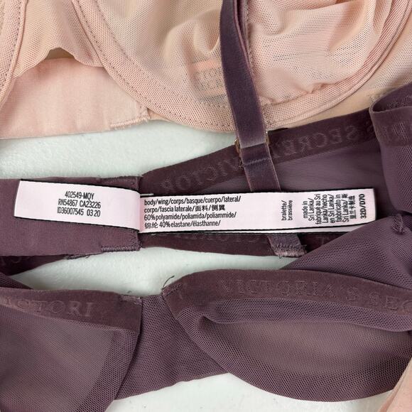 Victoria's Secret Bralette 3 PC. Bundle Lot Size 32D - Picture 5 of 7